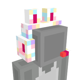 Thumbnail of the Minecraft Bedrock Marketplace product Rainbow Cat Headset created by Humblebright Studio.