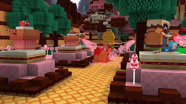 Screenshot of the Minecraft Bedrock Marketplace product Sweet Defense created by Humblebright Studio.