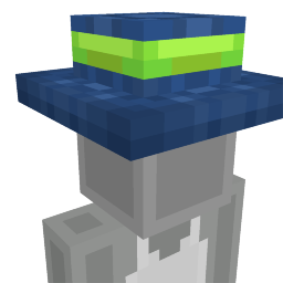 Thumbnail of the Minecraft Bedrock Marketplace product Blue Straw Hat created by Hush Designs.