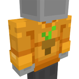 Thumbnail of the Minecraft Bedrock Marketplace product Orange Plant Jumper created by Hush Designs.