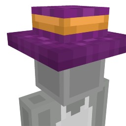 Thumbnail of the Minecraft Bedrock Marketplace product Purple Straw Hat created by Hush Designs.