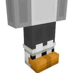Thumbnail of the Minecraft Bedrock Marketplace product White Duck Shoes created by Hush Designs.
