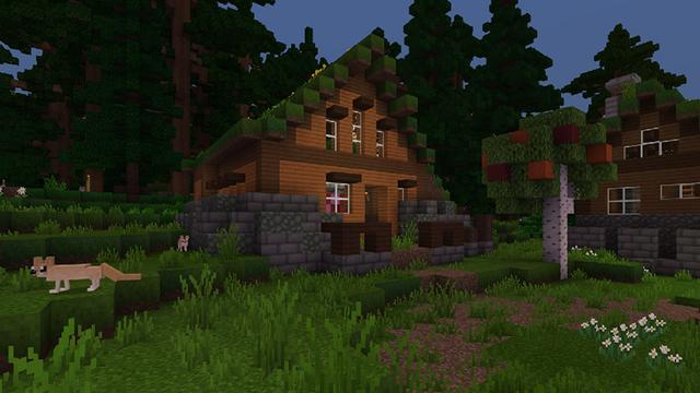 Screenshot of the Minecraft Bedrock Marketplace product Adventures in FoxFang Ridge created by Imagiverse.