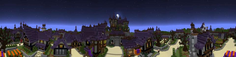 Panorama of the Minecraft Bedrock Marketplace product Build Your Own Castle created by Imagiverse.