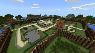 Screenshot of the Minecraft Bedrock Marketplace product Build Your Own Castle created by Imagiverse.