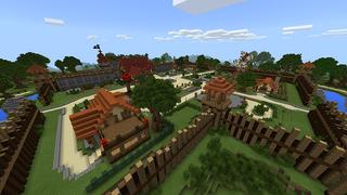 Screenshot of the Minecraft Bedrock Marketplace product Build Your Own Castle created by Imagiverse.