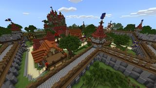Screenshot of the Minecraft Bedrock Marketplace product Build Your Own Castle created by Imagiverse.