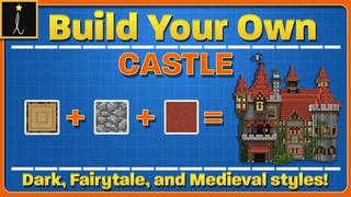 Thumbnail of the Minecraft Bedrock Marketplace product Build Your Own Castle created by Imagiverse.