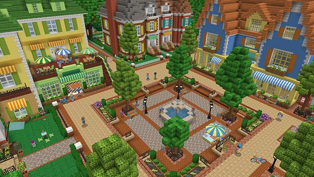 Screenshot of the Minecraft Bedrock Marketplace product Building In Berry Town created by Imagiverse.