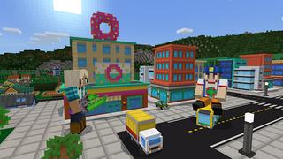 Screenshot of the Minecraft Bedrock Marketplace product City Stompers created by Imagiverse.