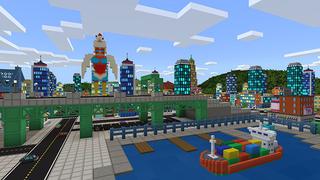 Screenshot of the Minecraft Bedrock Marketplace product City Stompers created by Imagiverse.