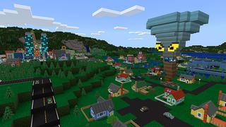 Screenshot of the Minecraft Bedrock Marketplace product City Stompers created by Imagiverse.