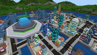 Screenshot of the Minecraft Bedrock Marketplace product City Stompers created by Imagiverse.