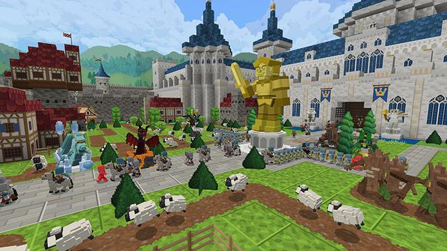 Screenshot of the Minecraft Bedrock Marketplace product Dragon Defenders created by Imagiverse.