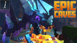 Thumbnail of the Minecraft Bedrock Marketplace product Epic Caves created by Imagiverse.