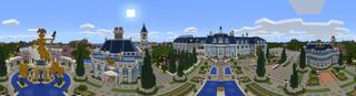 Panorama of the Minecraft Bedrock Marketplace product Juliette's Manor created by Imagiverse.