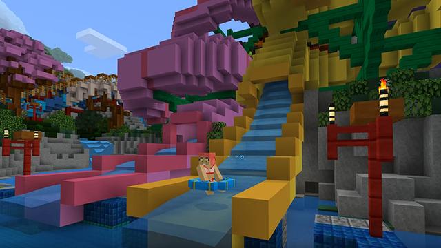 Screenshot of the Minecraft Bedrock Marketplace product Lapis Lagoon created by Imagiverse.