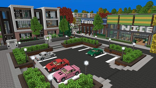 Screenshot of the Minecraft Bedrock Marketplace product Modern Textures World created by Imagiverse.
