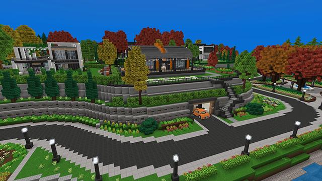 Screenshot of the Minecraft Bedrock Marketplace product Modern Textures World created by Imagiverse.