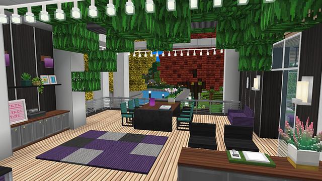 Screenshot of the Minecraft Bedrock Marketplace product Modern Textures World created by Imagiverse.