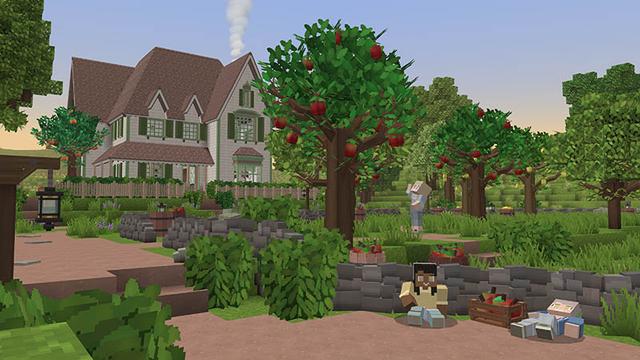 Screenshot of the Minecraft Bedrock Marketplace product My Cozy Cottage Life created by Imagiverse.