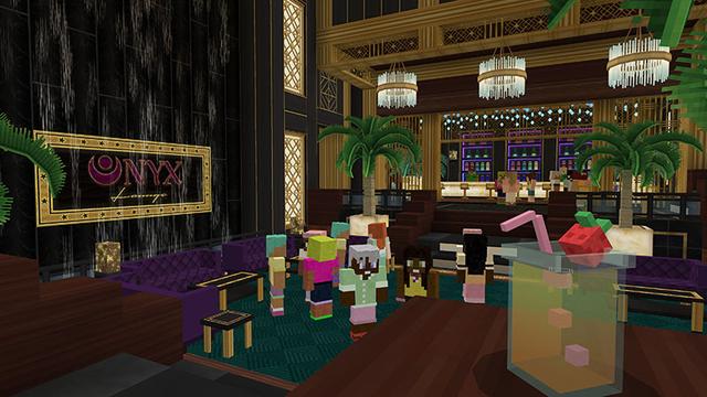 Screenshot of the Minecraft Bedrock Marketplace product Party Island 2 created by Imagiverse.