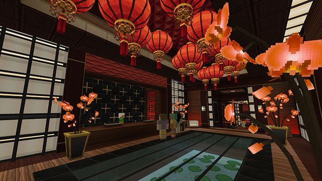 Screenshot of the Minecraft Bedrock Marketplace product Party Island 2 created by Imagiverse.
