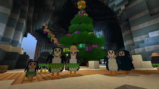 Screenshot of the Minecraft Bedrock Marketplace product Penguin Paradise created by Imagiverse.