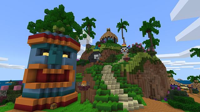 Screenshot of the Minecraft Bedrock Marketplace product Penguin Paradise created by Imagiverse.