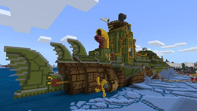 Screenshot of the Minecraft Bedrock Marketplace product Stranded Sub created by Imagiverse.