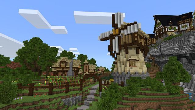 Screenshot of the Minecraft Bedrock Marketplace product The Kingdom of Torchwall created by Imagiverse.