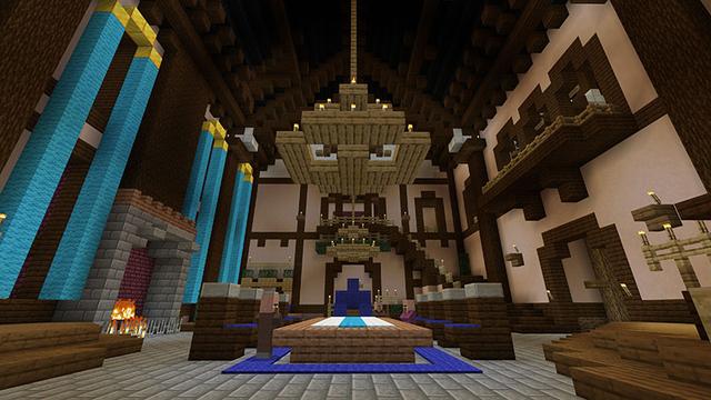 Screenshot of the Minecraft Bedrock Marketplace product The Kingdom of Torchwall created by Imagiverse.