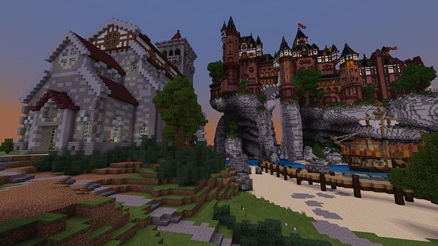 Screenshot of the Minecraft Bedrock Marketplace product The Kingdom of Torchwall created by Imagiverse.