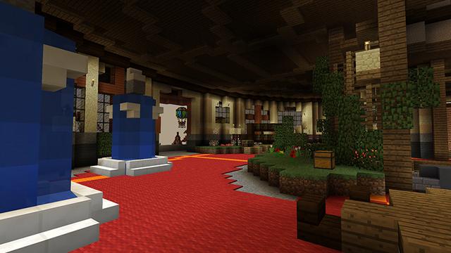 Screenshot of the Minecraft Bedrock Marketplace product Truffletop Town created by Imagiverse.