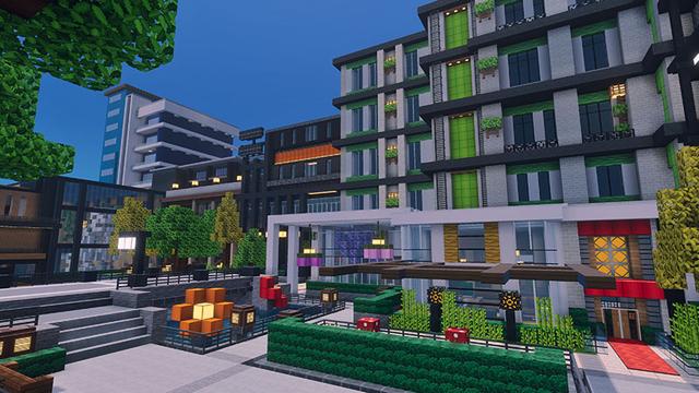 Screenshot of the Minecraft Bedrock Marketplace product Vibrant Modern Textures created by Imagiverse.