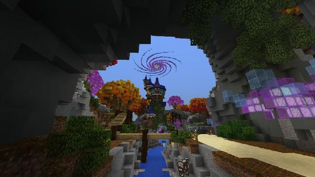 Screenshot of the Minecraft Bedrock Marketplace product Wizard's Retreat created by Imagiverse.