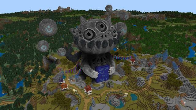 Screenshot of the Minecraft Bedrock Marketplace product Ancient Dungeons created by Impress.