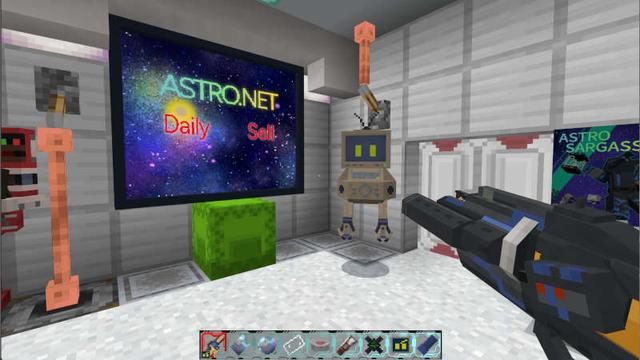 Screenshot of the Minecraft Bedrock Marketplace product Astro Sargasso created by Impress.
