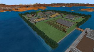 Screenshot of the Minecraft Bedrock Marketplace product Bull Castle created by Impress.