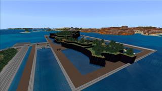 Screenshot of the Minecraft Bedrock Marketplace product Bull Castle created by Impress.