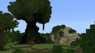 Screenshot of the Minecraft Bedrock Marketplace product Dragon Fossil Land created by Impress.