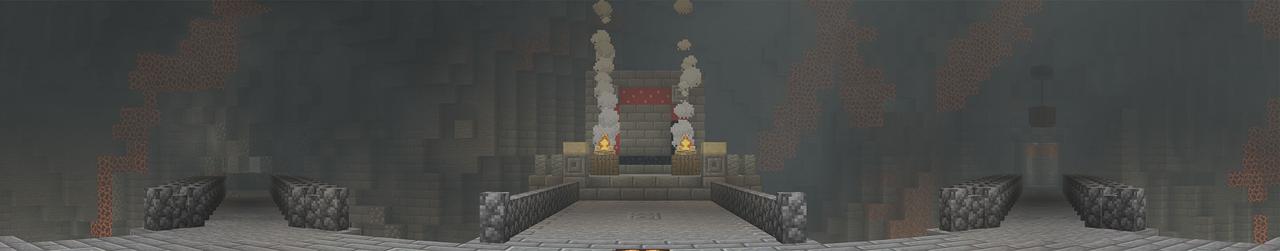 Panorama of the Minecraft Bedrock Marketplace product Dungeon created by Impress.
