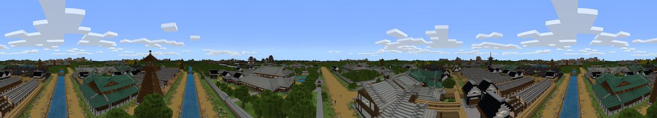 Panorama of the Minecraft Bedrock Marketplace product EDO BON DANCE created by Impress.