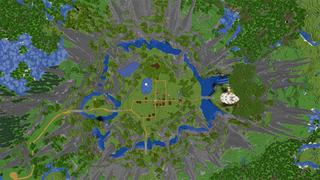 Screenshot of the Minecraft Bedrock Marketplace product Fantasy Middle Village created by Impress.