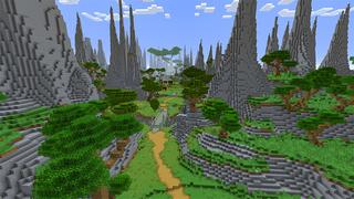 Screenshot of the Minecraft Bedrock Marketplace product Fantasy Middle Village created by Impress.