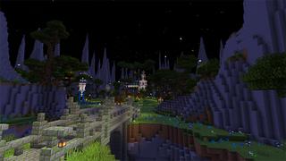 Screenshot of the Minecraft Bedrock Marketplace product Fantasy Middle Village created by Impress.