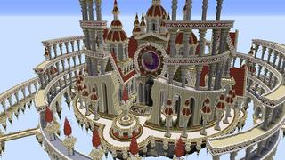 Screenshot of the Minecraft Bedrock Marketplace product Floating Castle Strategy created by Impress.