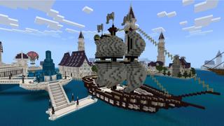 Screenshot of the Minecraft Bedrock Marketplace product Ciudad flotante: Sodalita created by Impress.