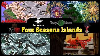 Thumbnail of the Minecraft Bedrock Marketplace product Îles des quatre saisons created by Impress.