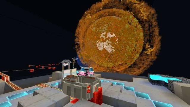 Screenshot of the Minecraft Bedrock Marketplace product Fusion Power Tour created by Impress.